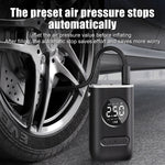 Portable mini car air pump