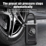 Portable mini car air pump