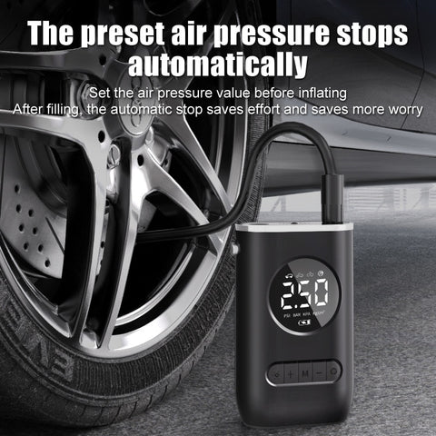 Portable mini car air pump