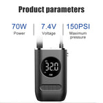 Portable mini car air pump