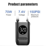Portable mini car air pump